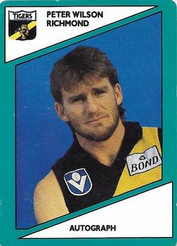 1988 Scanlens VFL #133 Peter Wilson Front